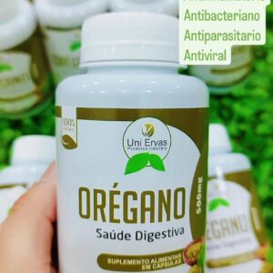 Cápsulas de Orégano 500mg Uni Ervas
