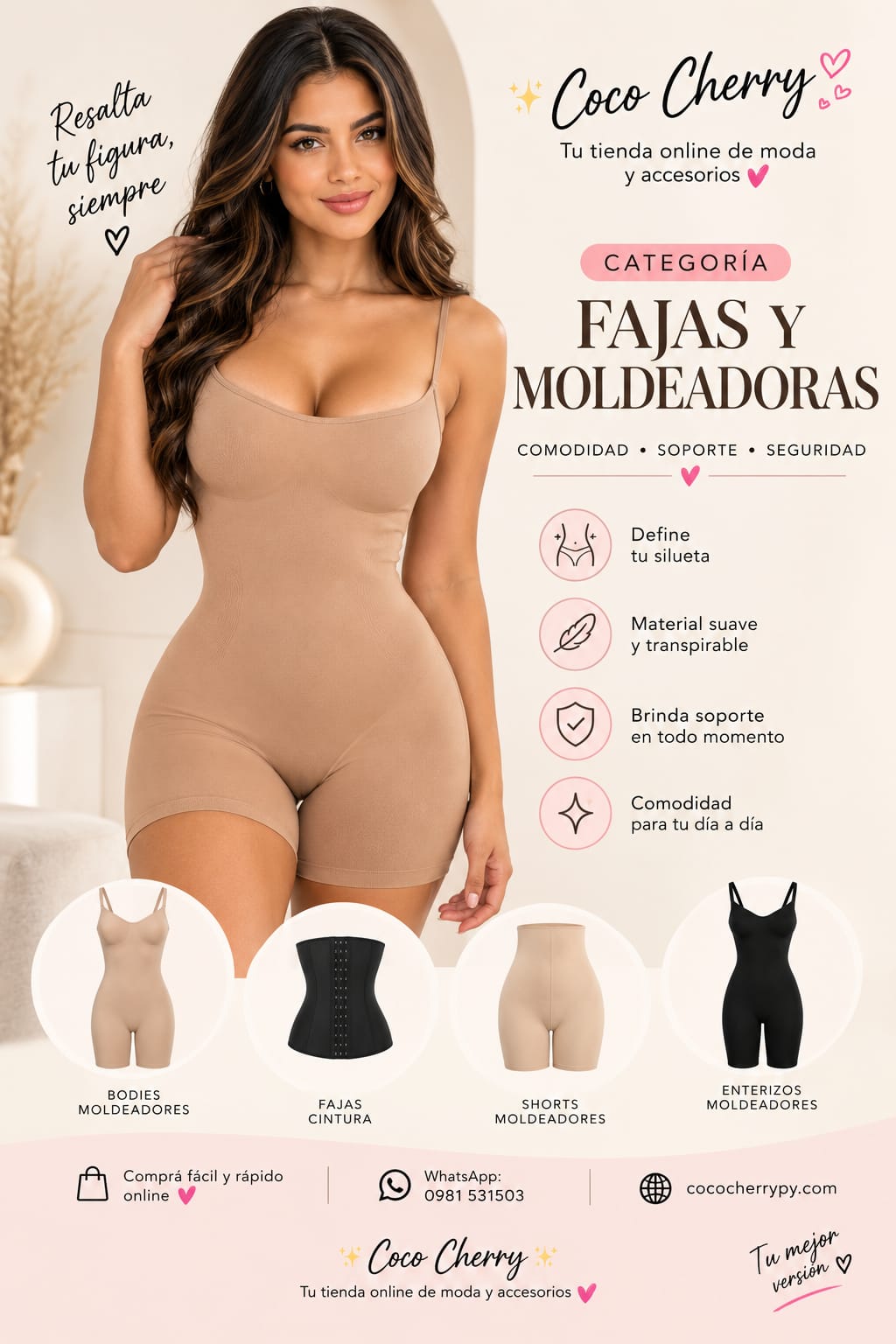 Fajas que ayudan a definir la cintura y estilizar tu silueta!